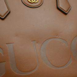 Gucci Brown Leather Medium Diana Shoulder Bag