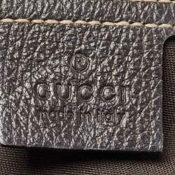 Gucci Beige GG Crystal Canvas and Leather Abbey Messenger Bag