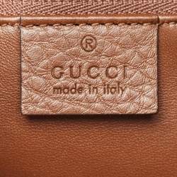 Pre Owned Gucci Brown/Beige GG Canvas Ramble Layered Tote