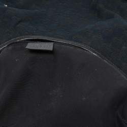 Pre Owned Gucci Black GG Canvas and Leather Abbey D-Ring Hobo