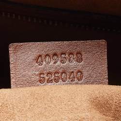Gucci Brown/Beige GG Supreme Canvas Zip Tote