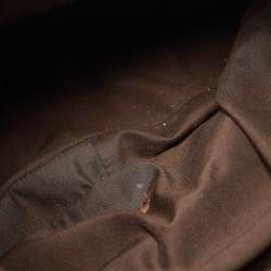 Pre Owned Gucci Dark Brown/Beige GG Canvas Interlocking Icon Hobo