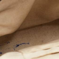 Pre Owned Gucci Beige/Ebony GG Supreme Canvas and Leather Small Ophidia Backpack