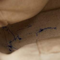 Pre Owned Gucci Beige/Ebony GG Supreme Canvas and Leather Small Ophidia Backpack