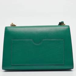 Gucci Green Leather Medium Padlock Shoulder Bag
