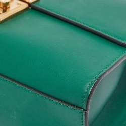 Gucci Green Leather Medium Padlock Shoulder Bag