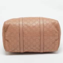 Pre Owned Gucci Beige Guccissima Leather Medium Joy Boston Bag