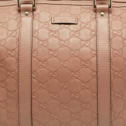 Pre Owned Gucci Beige Guccissima Leather Medium Joy Boston Bag