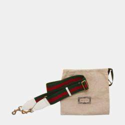 Gucci x Adidas White Leather Mini Duffel Bag