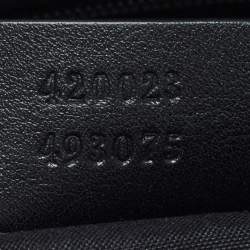 Pre Owned Gucci Black Guccissima Leather Dome Bag