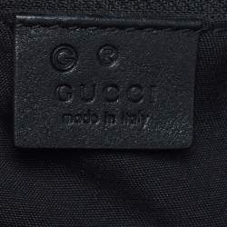 Pre Owned Gucci Black Guccissima Leather Dome Bag