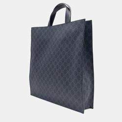 Pre Owned Gucci Soft GG Supreme Tote Bag