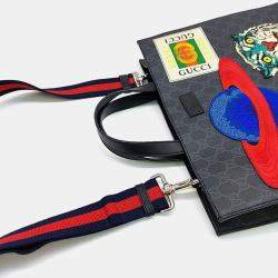 Pre Owned Gucci Soft GG Supreme Tote Bag