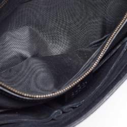 Pre Owned Gucci Black Snakeskin Bright Bit Clutch