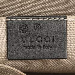 Pre Owned Gucci Black Microguccissima Leather Medium Emily Chain Shoulder Bag