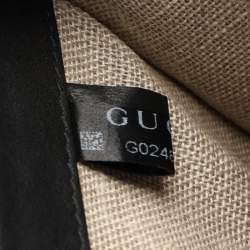 Pre Owned Gucci Black Microguccissima Leather Medium Emily Chain Shoulder Bag