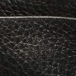 Pre Owned Gucci Black Leather Mini Dionysus Wallet On Chain
