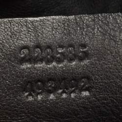 Gucci Black Leather Large Icon Bit Boston Bag