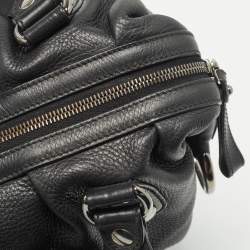 Gucci Black Leather Large Icon Bit Boston Bag