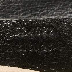 Pre Owned Gucci Beige/Black Python and Leather Medium Thiara Double Envelope Shoulder Bag