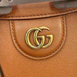 Gucci Leather Small Diana NM Bamboo Handle Tote Bag