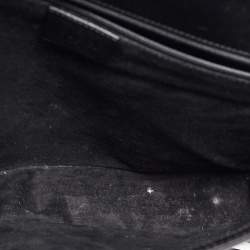 مملوكة مسبقًا Gucci Black Leather Flap Shoulder Bag