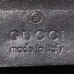 مملوكة مسبقًا Gucci Black Leather Flap Shoulder Bag