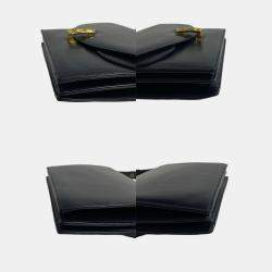 Gucci Black Leather Flap Crossbody Bag