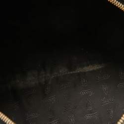 Gucci Black/White Printed Canvas and Leather Medium Aviatrix Boston Bag