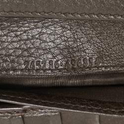 Gucci Beige/Black Diamante Canvas and Leather 1973 Continental Wallet