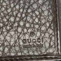 Gucci Beige/Black Diamante Canvas and Leather 1973 Continental Wallet