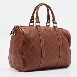 Gucci Brown Guccissima Leather Medium Joy Boston Bag