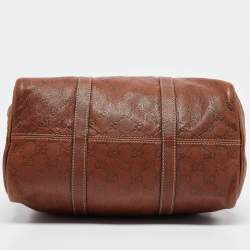 Gucci Brown Guccissima Leather Medium Joy Boston Bag