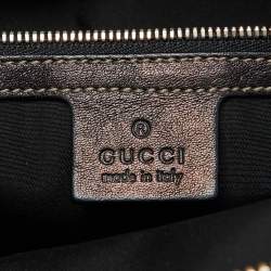 Pre Owned Gucci Black GG Canvas and Leather Royal Shoulder Bag