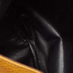 مملوكة مسبقًا Gucci Yellow Leather Jackie Hobo