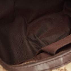 Pre Owned Gucci Beige GG Canvas and Leather Interlocking G Hobo