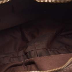 Pre Owned Gucci Beige GG Canvas and Leather Interlocking G Hobo