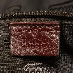 Pre Owned Gucci Brown Leather Shopper Tote