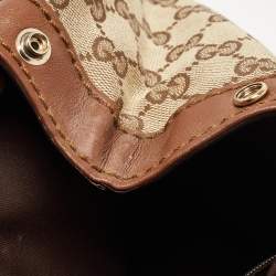 مملوكة مسبقًا Gucci Beige/Brown GG Canvas and Leather Medium Sukey Tote