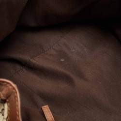 مملوكة مسبقًا Gucci Beige/Brown GG Canvas and Leather Medium Sukey Tote