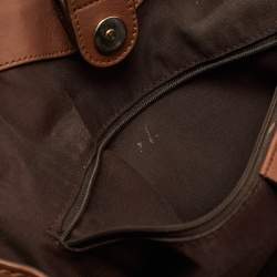 مملوكة مسبقًا Gucci Beige/Brown GG Canvas and Leather Medium Sukey Tote