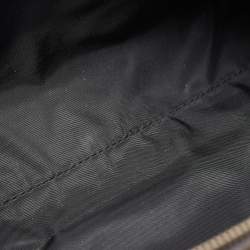 Pre Owned Gucci Black Coated Fabric Britt Boston Bag