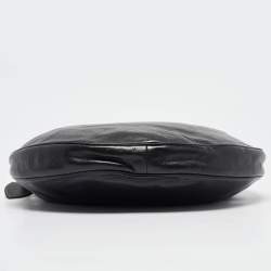 Pre Owned Gucci Black Leather Hobo