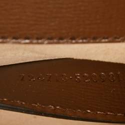 Pre Owned Gucci Beige GG Supreme Canvas Mini Horsebit 1955 Crossbody Bag