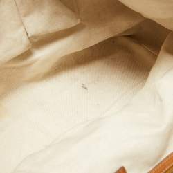 Pre Owned Gucci Brown/Beige Diamante Canvas Maui Tote