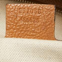 Pre Owned Gucci Brown/Beige Diamante Canvas Maui Tote