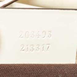 مملوكة مسبقًا Gucci Beige/Off White GG Supreme Canvas Large Joy Shoulder Bag