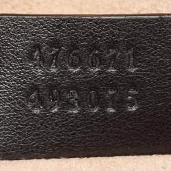 Gucci Black Matelasse Leather GG Marmont Backpack