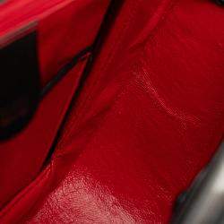 Pre Owned Gucci Black Calfskin Leather Bamboo Night Shoulder Bag