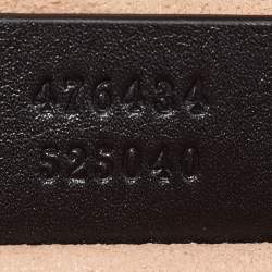 Gucci Black Matelassé Leather Mini GG Marmont Belt Bag